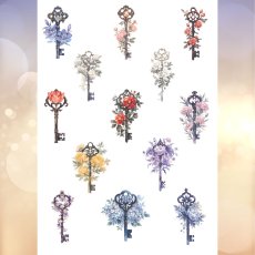 画像1: 【予約】花の鍵-コート紙（ラミネート有）（到着8月予定） (1)